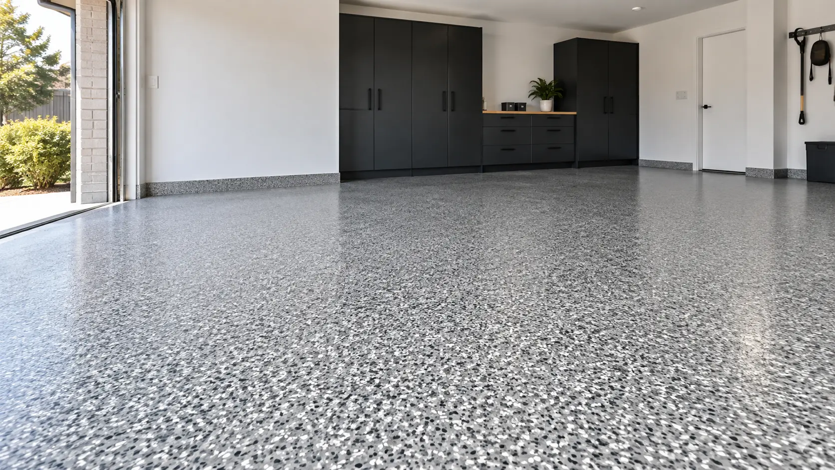 Illustrative garage flooring application
