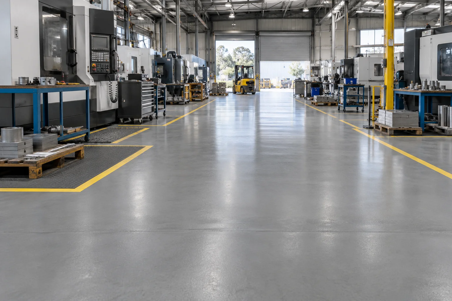 Illustrative heavy-duty flooring application