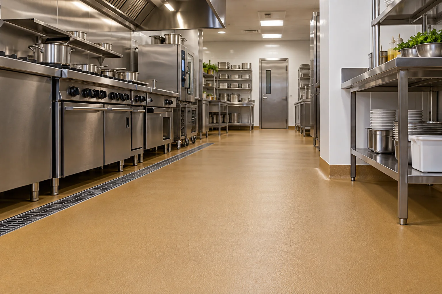 Illustrative commercial kitchens application