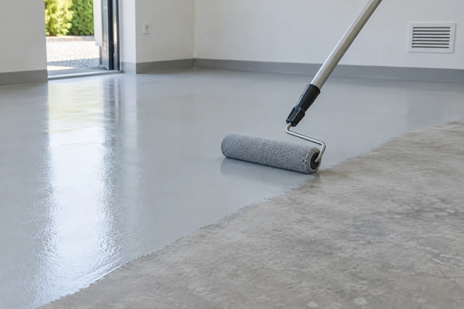 Controlled roller application illustrates why film thickness, ventilation and drying conditions matter to a water-based finish.